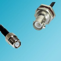 Mini UHF Female to RP BNC Bulkhead Female RF Coaxial Cable