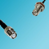 Mini UHF Female to RP TNC Bulkhead Female RF Coaxial Cable