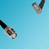 Mini UHF Female to RP TNC Male Right Angle RF Coaxial Cable