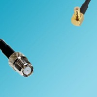 Mini UHF Female to SMB Male Right Angle RF Coaxial Cable