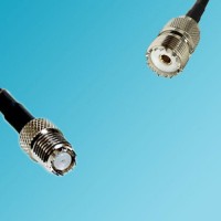 UHF Female to Mini UHF Female RF Cable