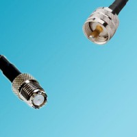 UHF Male to Mini UHF Female RF Cable