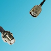 Mini UHF Bulkhead Female to TNC Male RF Coaxial Cable