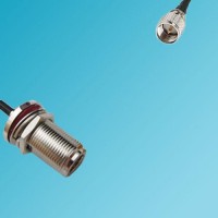 Mini UHF Male to N Bulkhead Female RF Coaxial Cable