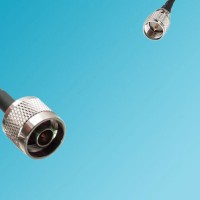 Mini UHF Male to N Male RF Coaxial Cable