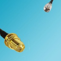 Mini UHF Male to RP SMA Bulkhead Female RF Coaxial Cable
