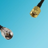 Mini UHF Male to RP SMA Male RF Coaxial Cable
