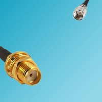 Mini UHF Male to SMA Bulkhead Female RF Coaxial Cable