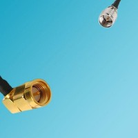 Mini UHF Male to SMA Male Right Angle RF Coaxial Cable