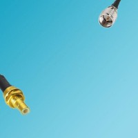 Mini UHF Male to SMB Bulkhead Male RF Coaxial Cable