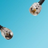 UHF Male to Mini UHF Male RF Cable