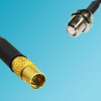 MMCX Female to Mini UHF Bulkhead Female RF Coaxial Cable