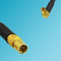 MMCX Female to MMCX Female Right Angle RF Coaxial Cable