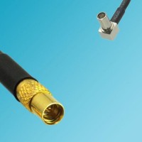 MMCX Female to MS147 Male Right Angle RF Coaxial Cable