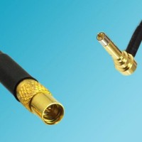 MMCX Female to MS156 Male Right Angle RF Coaxial Cable