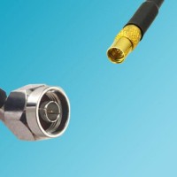MMCX Female to N Male Right Angle RF Coaxial Cable