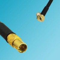 MMCX Female to RP MCX Male Right Angle RF Coaxial Cable