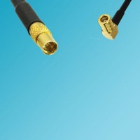 MMCX Female to SMB Female Right Angle RF Coaxial Cable