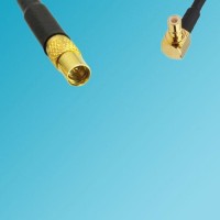 MMCX Female to SMB Male Right Angle RF Coaxial Cable