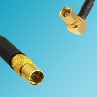 MMCX Female to SMC Female Right Angle RF Coaxial Cable