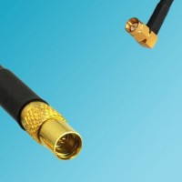 MMCX Female to SSMA Male Right Angle RF Coaxial Cable