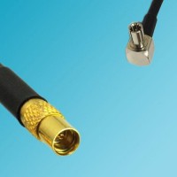 TS9 Male Right Angle to MMCX Female RF Cable