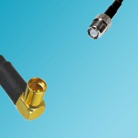 MMCX Female Right Angle to Mini UHF Female RF Coaxial Cable