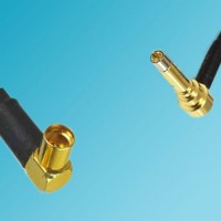 MMCX Female Right Angle to MS156 Male Right Angle RF Coaxial Cable