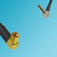 MMCX Female Right Angle to MS162 Male Right Angle RF Coaxial Cable