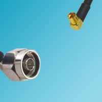 MMCX Female Right Angle to N Male Right Angle RF Coaxial Cable
