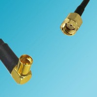 MMCX Female Right Angle to RP SMA Male RF Coaxial Cable