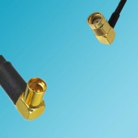MMCX Female Right Angle to RP SMA Male Right Angle RF Coaxial Cable