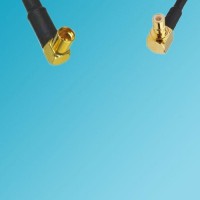 MMCX Female Right Angle to SMB Male Right Angle RF Coaxial Cable