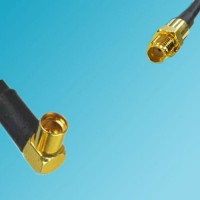 MMCX Female Right Angle to SSMA Female RF Cable