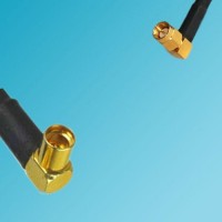 MMCX Female Right Angle to SSMA Male Right Angle RF Coaxial Cable
