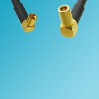 MMCX Female Right Angle to SSMB Female Right Angle RF Coaxial Cable