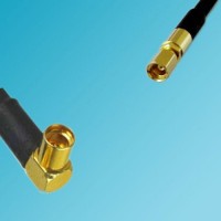 MMCX Female Right Angle to SSMC Female RF Coaxial Cable