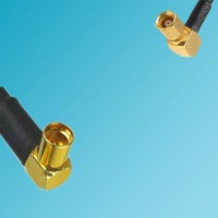 MMCX Female Right Angle to SSMC Female Right Angle RF Coaxial Cable