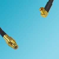 SSMC Male to MMCX Female Right Angle RF Cable