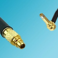 MMCX Male to MS156 Male Right Angle RF Coaxial Cable