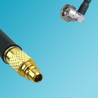 MMCX Male to QN Male Right Angle RF Coaxial Cable