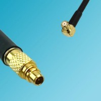 MMCX Male to RP MCX Male Right Angle RF Coaxial Cable