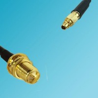 MMCX Male to RP SMA Bulkhead Female RF Coaxial Cable