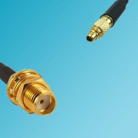 MMCX Male to SMA Bulkhead Female RF Coaxial Cable