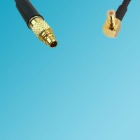 MMCX Male to SMB Male Right Angle RF Coaxial Cable