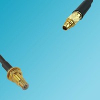 SMC Bulkhead Male to MMCX Male RF Cable