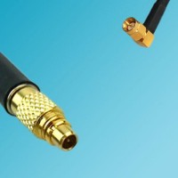 MMCX Male to SSMA Male Right Angle RF Coaxial Cable