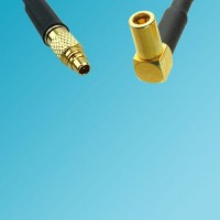 MMCX Male to SSMB Female Right Angle RF Coaxial Cable