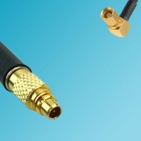 MMCX Male to SSMC Female Right Angle RF Coaxial Cable