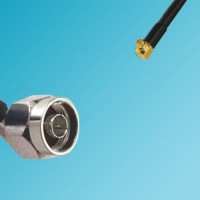 MMCX Male Right Angle to N Male Right Angle RF Coaxial Cable